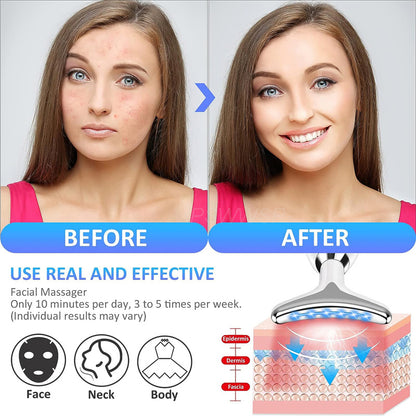 Neck Face Massager for Skin Rejuvenation Face Sculpting Tool for Double Chin