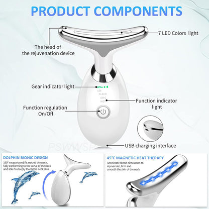Neck Face Massager for Skin Rejuvenation Face Sculpting Tool for Double Chin