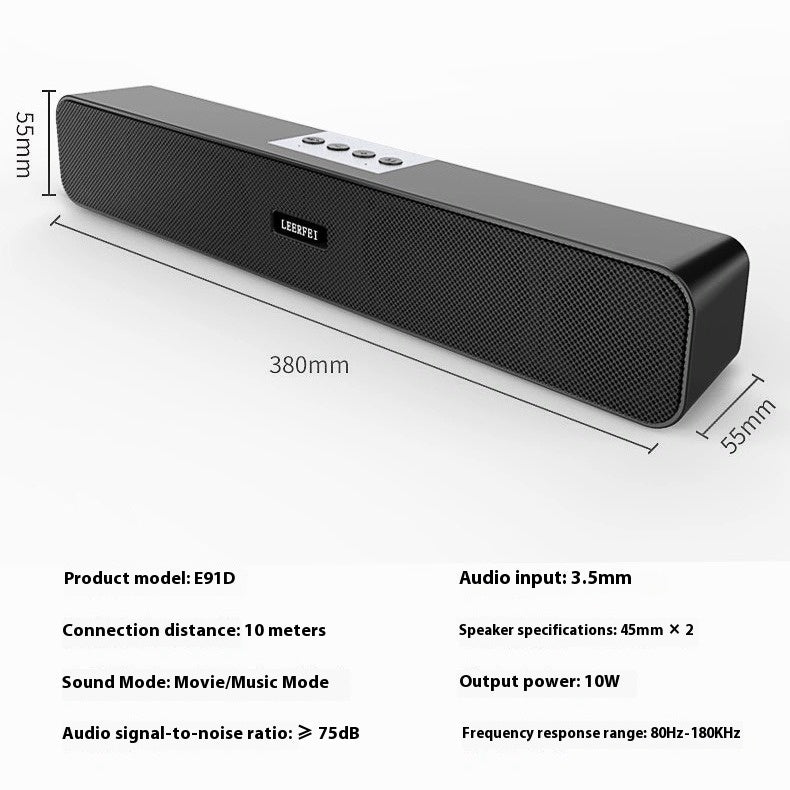 Double Desktop Bluetooth Speaker.